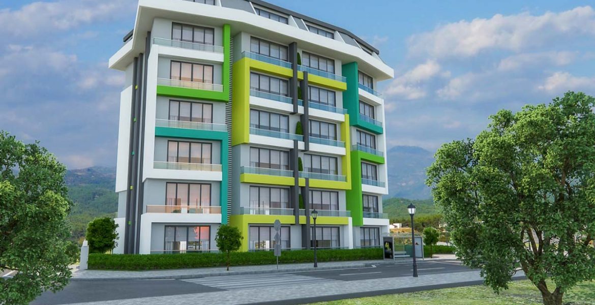Alanya apartments in forest